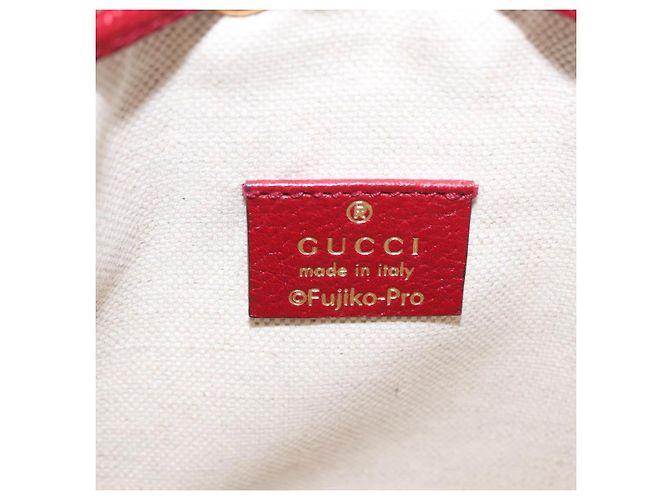 Borsa di collaborazione GUCCI Micro GG Supreme Doraemon in PVC beige 647801 Auth 146566SM - vista 17