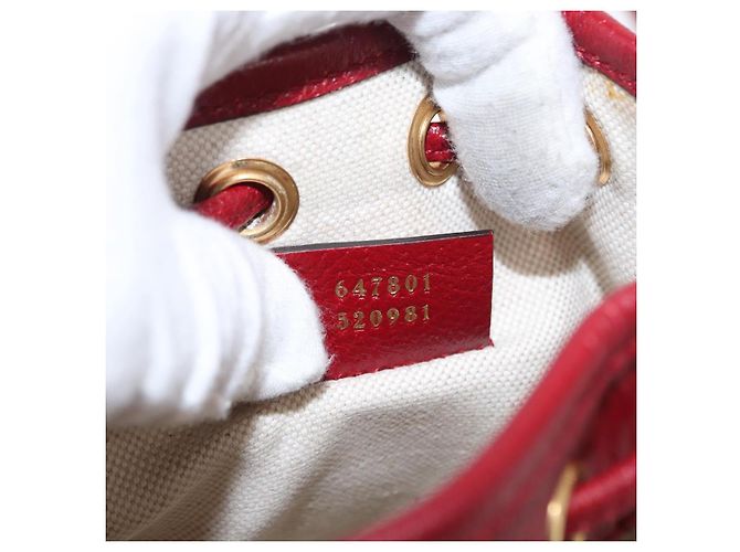 Borsa di collaborazione GUCCI Micro GG Supreme Doraemon in PVC beige 647801 Auth 146566SM - vista 21