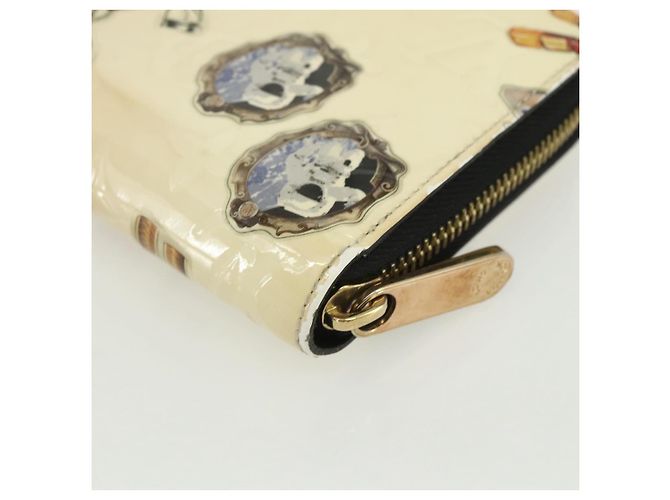 LOUIS VUITTON Monogram Vernis Nicolas Ghesquière Zippy Geldbörse M50370 Auth 143037 - Ansicht 10
