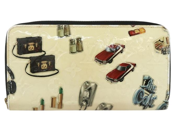 LOUIS VUITTON Monogram Vernis Nicolas Ghesquière Zippy Geldbörse M50370 Auth 143037 - Ansicht 2