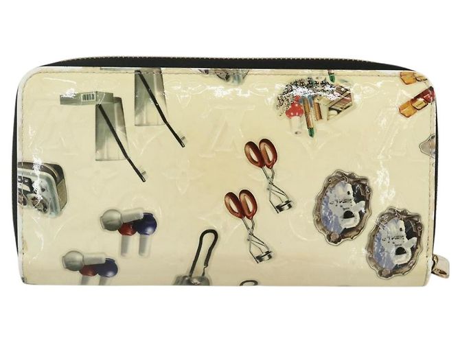 LOUIS VUITTON Monogram Vernis Nicolas Ghesquière Zippy Geldbörse M50370 Auth 143037 - Ansicht 3
