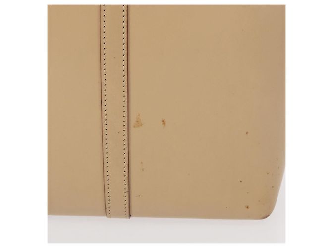 Borsa a Spalla GUCCI Jackie in Pelle Beige Argento 001 3875 Auth 151720 - vista 4