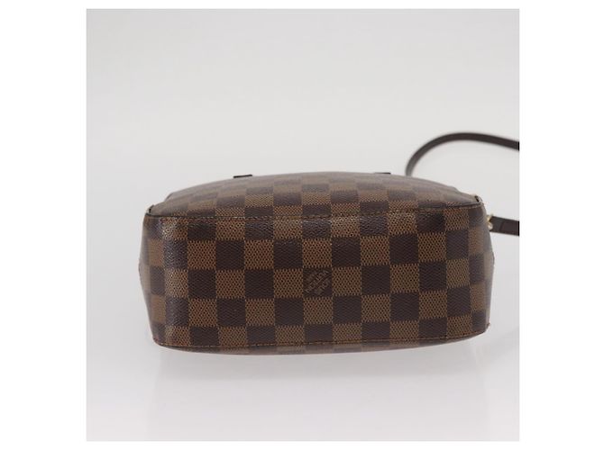 LOUIS VUITTON Borsa a Mano Spontini Damier Ebene SPO 2way M47500 LV Auth 155011 - vista 12