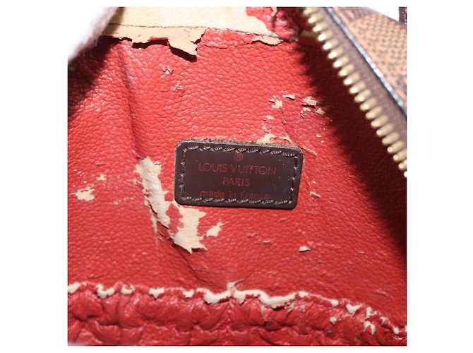LOUIS VUITTON Borsa a Mano Spontini Damier Ebene SPO 2way M47500 LV Auth 155011 - vista 18