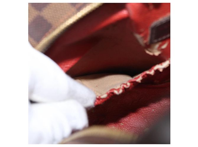 LOUIS VUITTON Borsa a Mano Spontini Damier Ebene SPO 2way M47500 LV Auth 155011 - vista 24