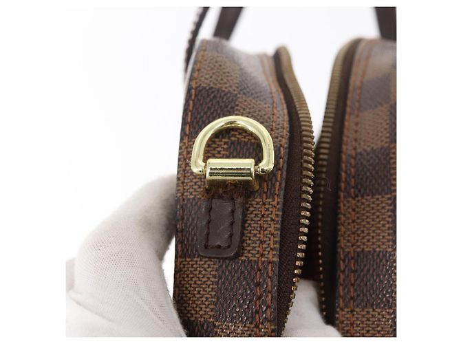 LOUIS VUITTON Borsa a Mano Spontini Damier Ebene SPO 2way M47500 LV Auth 155011 - vista 26