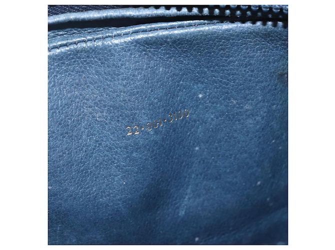 Gucci Borsa a Spalla GG Supreme in PVC Blu Auth 151552 Blu navy - vista 12