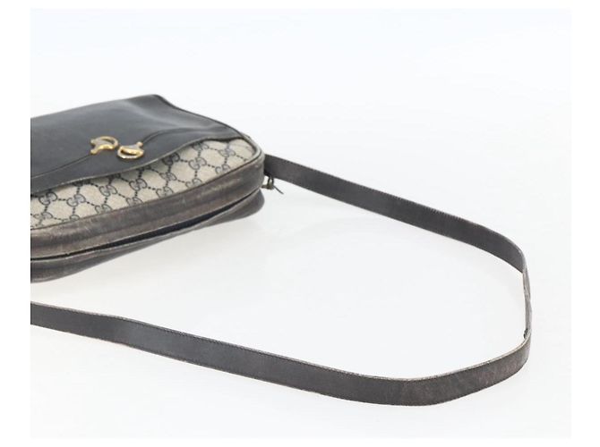 Gucci Borsa a Spalla GG Supreme in PVC Blu Auth 151552 Blu navy - vista 7