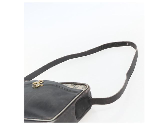 Gucci Borsa a Spalla GG Supreme in PVC Blu Auth 151552 Blu navy - vista 8