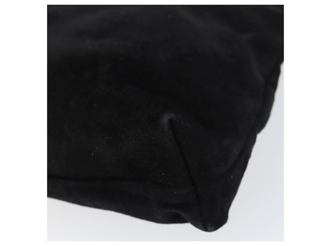 Borsa a Spalla Vala in Pelle Scamosciata Nera e Oro Salvatore Ferragamo Auth bs31358 Nero D'oro - vista 15