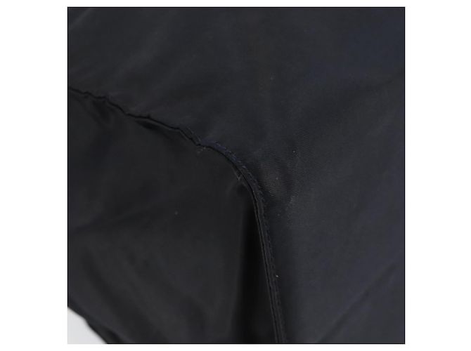 PRADA Borsa a mano in nylon nero e oro Auth ar13780 D'oro - vista 14
