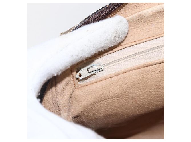 GUCCI GG Plus Supreme Schultertasche aus PVC-Leder Beige Gold Auth 151550 Golden - Ansicht 20