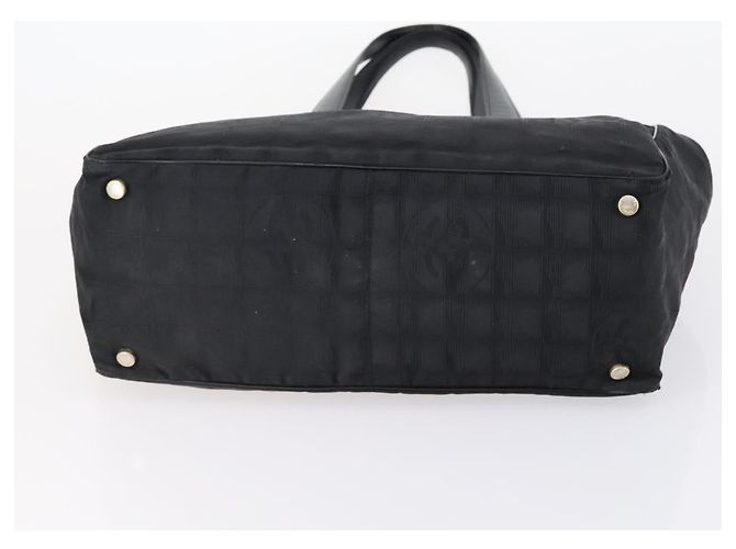 CHANEL Nuova Borsa Tote da Viaggio in Nylon 2 Set Nero CC Auth BA8474 - vista 15
