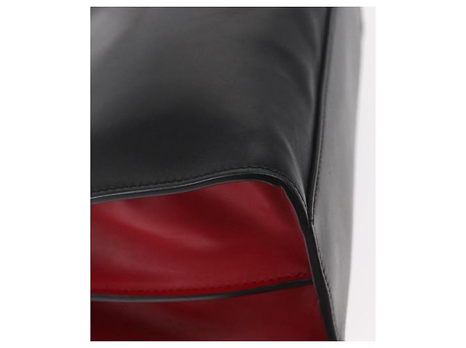 Borsa in pelle 2 in 1 nera della linea Sherry di GUCCI Bamboo 459076 Auth ar13801 Nero D'oro - vista 12