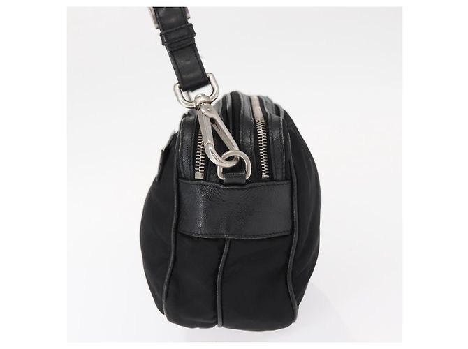 Borsa a Spalla PRADA Nylon Nero Argento Autentica 155226 - vista 4