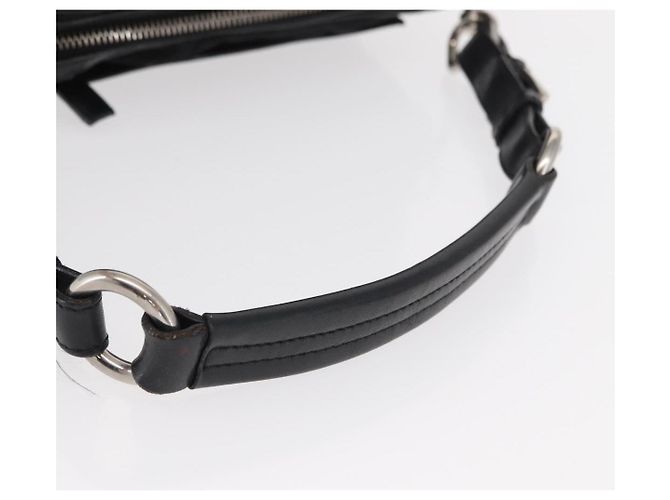 Borsa a Spalla PRADA Nylon Nero Argento Autentica 155226 - vista 7