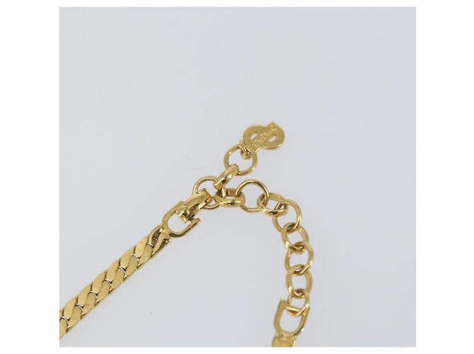 Collana Christian Dior metallo oro Auth am9877 D'oro - vista 7