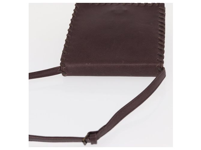 Saint Laurent Schultertasche aus Leder Lila Gold Auth ka546 Golden - Ansicht 6