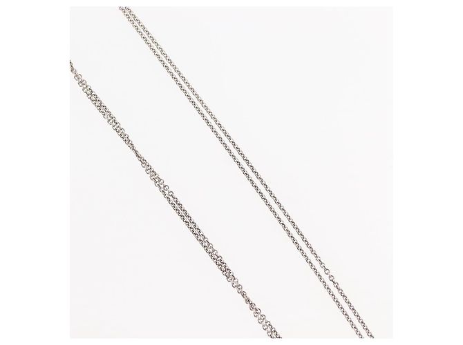 Autre Marque TIFFANY&Co. Infinity Necklace Ag925 Silver Auth SW1647 Silvery - view 5