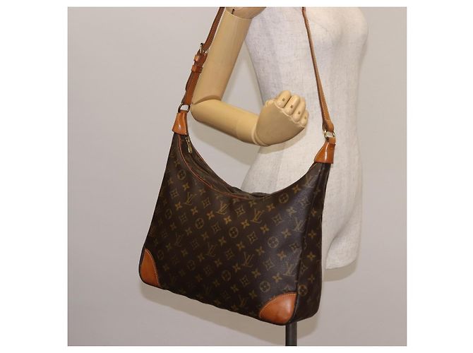 LOUIS VUITTON Borsa a Spalla Monogram Boulogne 35 M51260 LV Auth ep10989 Monogramma - vista 21