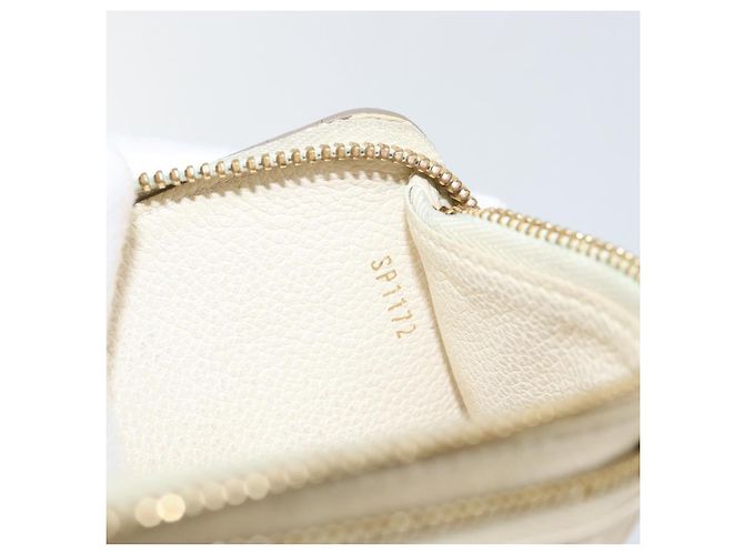 LOUIS VUITTON Empreinte Carteira Secreta Ron Wallet Branca M93437 Auth bs29476 Branco - vista 12