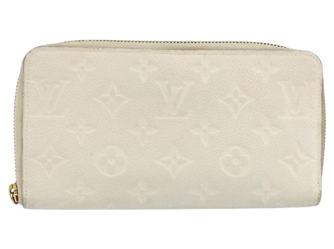 LOUIS VUITTON Empreinte Carteira Secreta Ron Wallet Branca M93437 Auth bs29476 Branco - vista 13