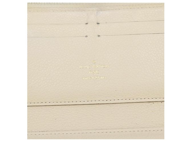 LOUIS VUITTON Empreinte Carteira Secreta Ron Wallet Branca M93437 Auth bs29476 Branco - vista 19