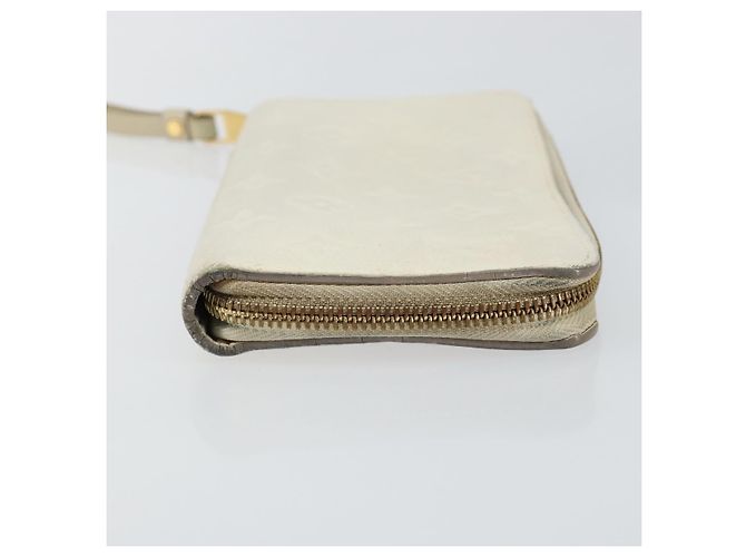 LOUIS VUITTON Empreinte Carteira Secreta Ron Wallet Branca M93437 Auth bs29476 Branco - vista 3