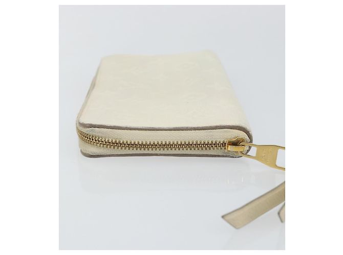 LOUIS VUITTON Empreinte Carteira Secreta Ron Wallet Branca M93437 Auth bs29476 Branco - vista 4