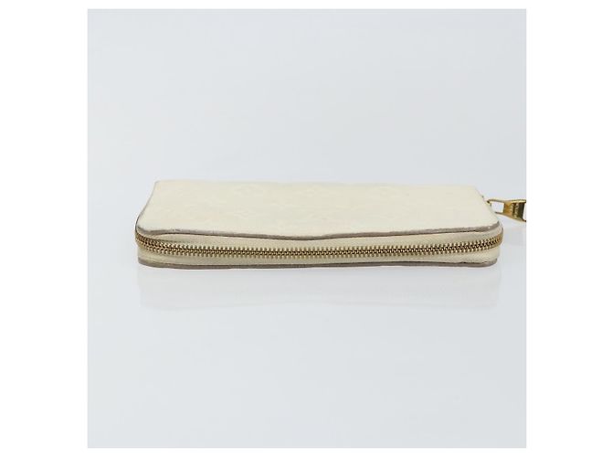 LOUIS VUITTON Empreinte Carteira Secreta Ron Wallet Branca M93437 Auth bs29476 Branco - vista 5