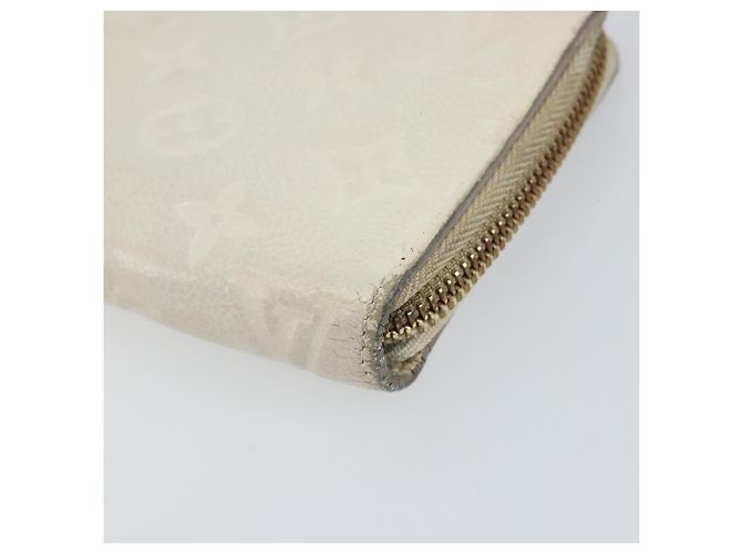 LOUIS VUITTON Empreinte Carteira Secreta Ron Wallet Branca M93437 Auth bs29476 Branco - vista 7