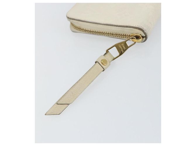 LOUIS VUITTON Empreinte Carteira Secreta Ron Wallet Branca M93437 Auth bs29476 Branco - vista 8