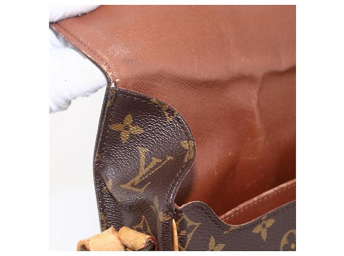 LOUIS VUITTON Borsa a Spalla Monogram Cartouchiere GM M51252 LV Auth BA6637 Monogramma - vista 10