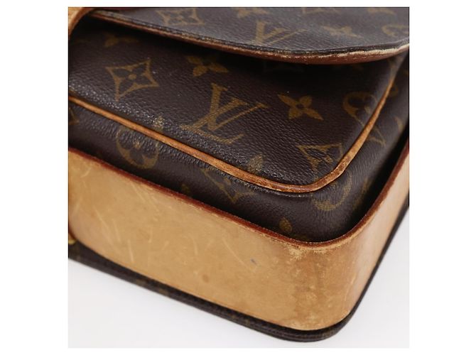 LOUIS VUITTON Borsa a Spalla Monogram Cartouchiere GM M51252 LV Auth BA6637 Monogramma - vista 14