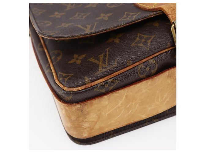 LOUIS VUITTON Borsa a Spalla Monogram Cartouchiere GM M51252 LV Auth BA6637 Monogramma - vista 15