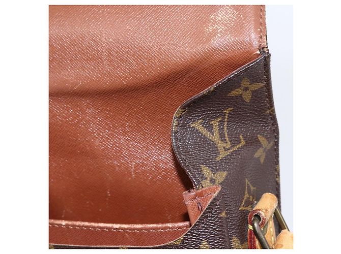 LOUIS VUITTON Borsa a Spalla Monogram Cartouchiere GM M51252 LV Auth BA6637 Monogramma - vista 20