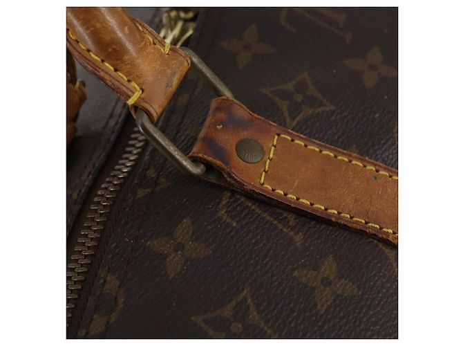 LOUIS VUITTON Borsa Boston Monogram Keepall 55 M41424 LV Auth 141123 Monogramma - vista 14