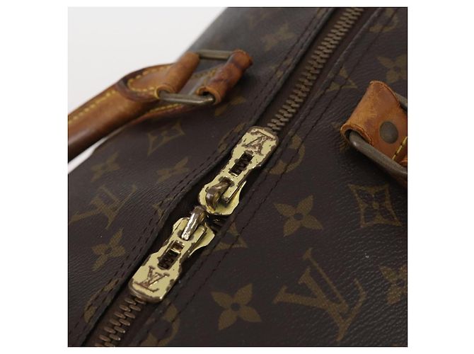 LOUIS VUITTON Borsa Boston Monogram Keepall 55 M41424 LV Auth 141123 Monogramma - vista 16