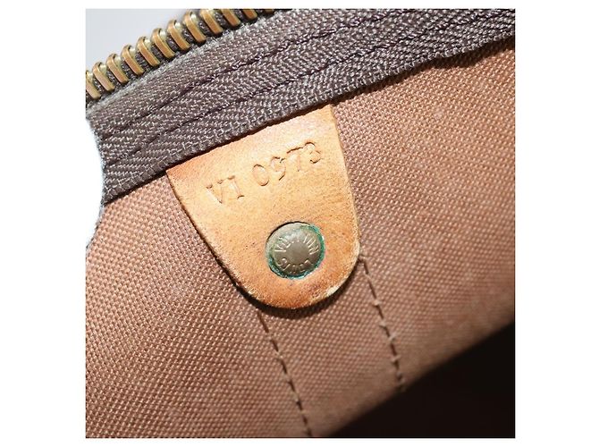 LOUIS VUITTON Borsa Boston Monogram Keepall 55 M41424 LV Auth 141123 Monogramma - vista 20