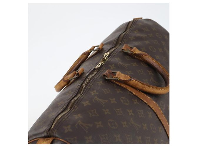 LOUIS VUITTON Borsa Boston Monogram Keepall 55 M41424 LV Auth 141123 Monogramma - vista 6