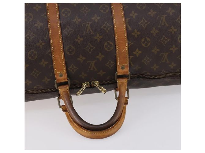 LOUIS VUITTON Borsa Boston Monogram Keepall 55 M41424 LV Auth 141123 Monogramma - vista 7