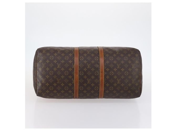 LOUIS VUITTON Borsa Boston Monogram Keepall 55 M41424 LV Auth 141123 Monogramma - vista 9