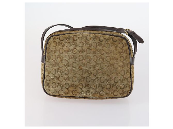 Céline CELINE C Macadam Canvas Schultertasche Emaille 3Set Braun Schwarz Beige Auth bs29851 - Ansicht 10
