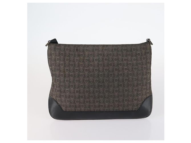 Céline CELINE C Macadam Canvas Schultertasche Emaille 3Set Braun Schwarz Beige Auth bs29851 - Ansicht 16
