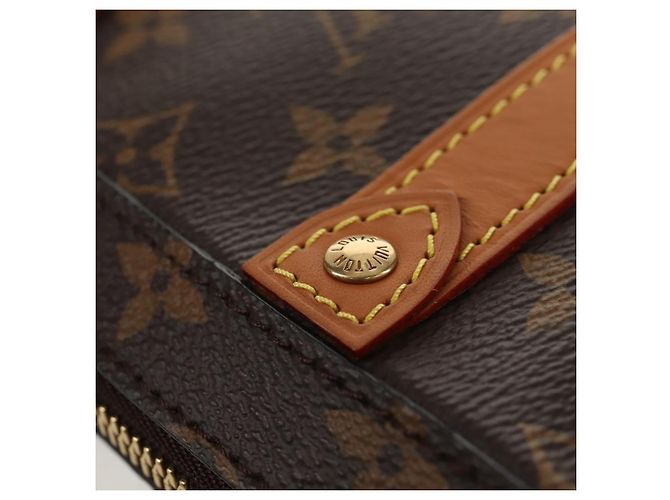 LOUIS VUITTON Borsa Messenger Monogram Soft Trunk MM M68494 LV Auth 145804SAM Monogramma - vista 19