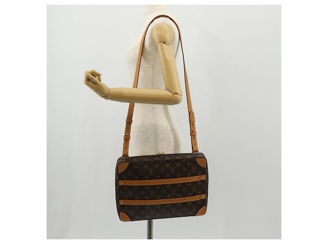 LOUIS VUITTON Borsa Messenger Monogram Soft Trunk MM M68494 LV Auth 145804SAM Monogramma - vista 26