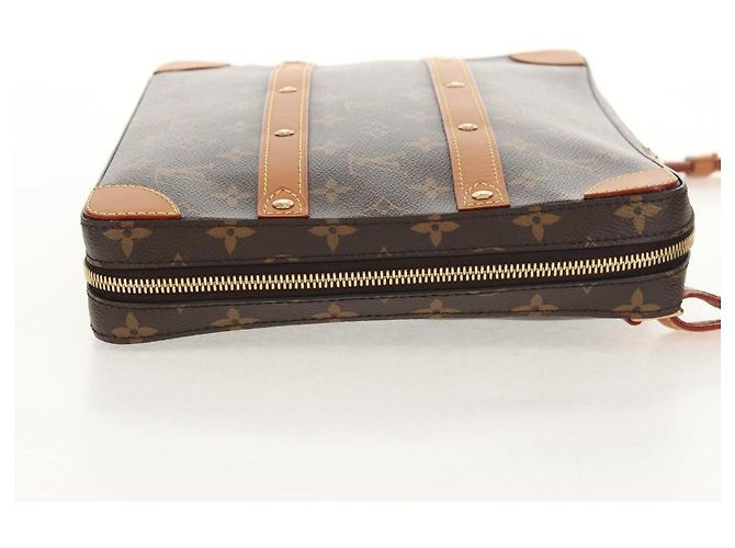 LOUIS VUITTON Borsa Messenger Monogram Soft Trunk MM M68494 LV Auth 145804SAM Monogramma - vista 4