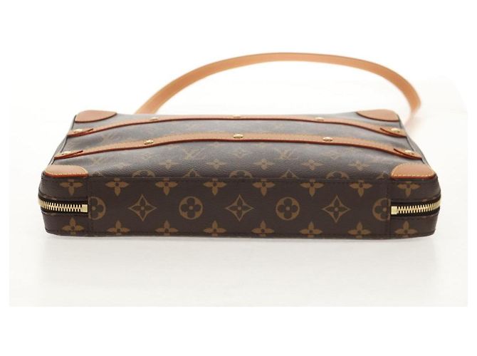 LOUIS VUITTON Borsa Messenger Monogram Soft Trunk MM M68494 LV Auth 145804SAM Monogramma - vista 5