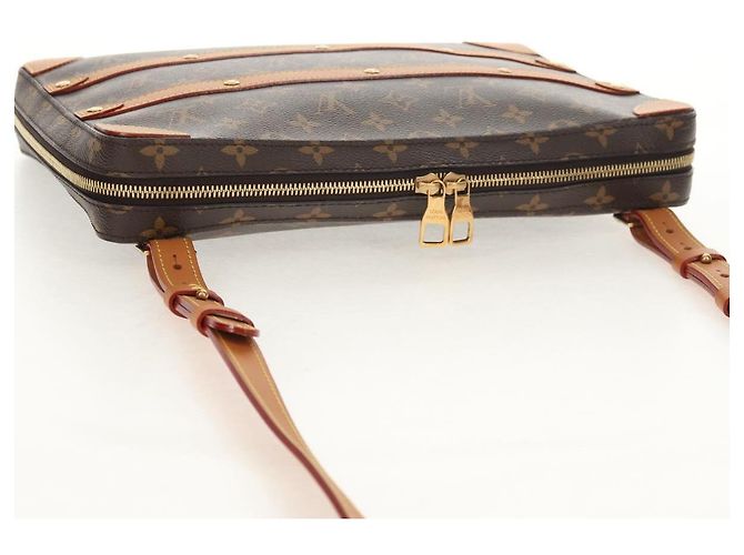 LOUIS VUITTON Borsa Messenger Monogram Soft Trunk MM M68494 LV Auth 145804SAM Monogramma - vista 6