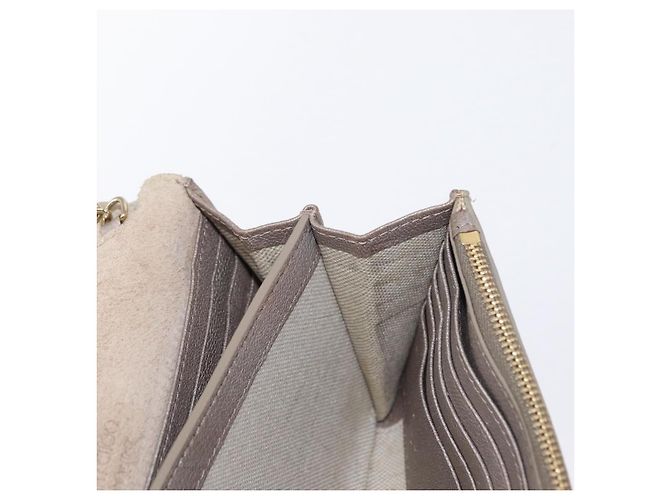 Borsa a spalla in pelle beige e argento con borchie a stella Jimmy Choo Auth bs30998 - vista 20
